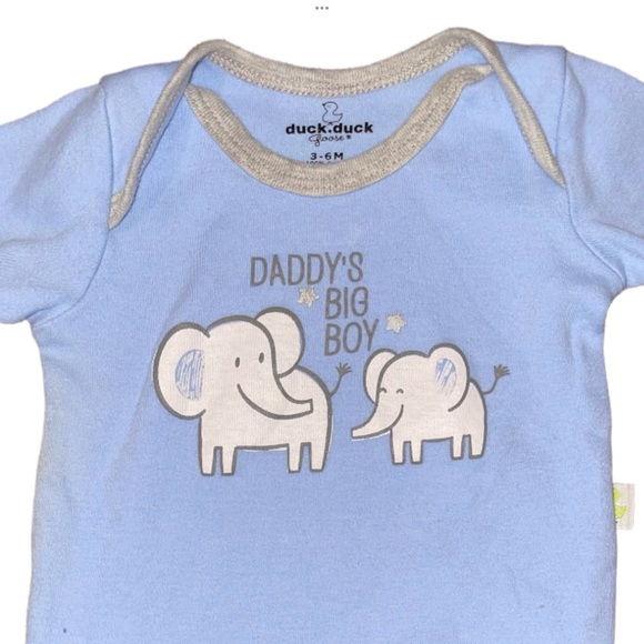 Size 3-6M DUCK DUCK GOOSE BABY BODYSUIT TOPS SHORT SLEEVE BUNDLE - Picture 11 of 16